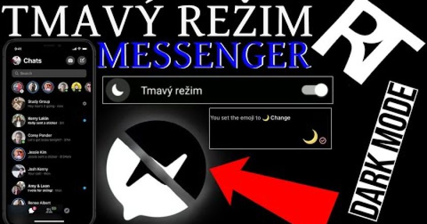 Jak nastavit tmavý režim pro Facebook Messenger – dark mode cz