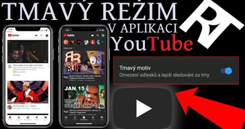 Jak zapnout TMAVÝ REŽIM na YouTube (mobile)