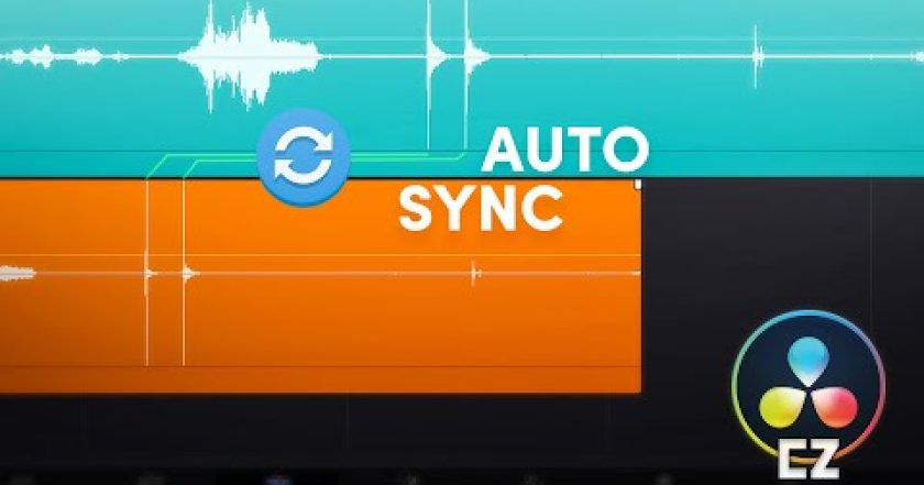 JAK RYCHLE AUTOMATICKY SYNCHRONIZOVAT AUDIO / VIDEO | DaVinci Resolve | CZ Tutorial