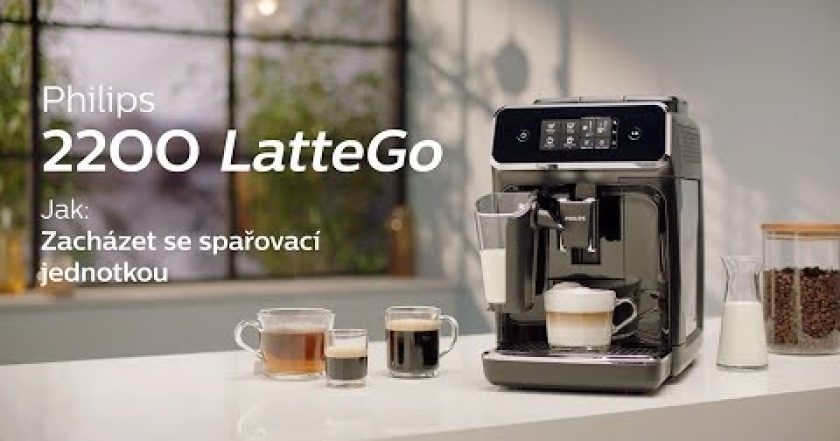 Philips 2200 LatteGo: Jak zacházet se spařovací jednotkou