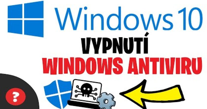 Jak VYPNOUT WINDOWS DEFENDER | Návod | WIN 10 / PC