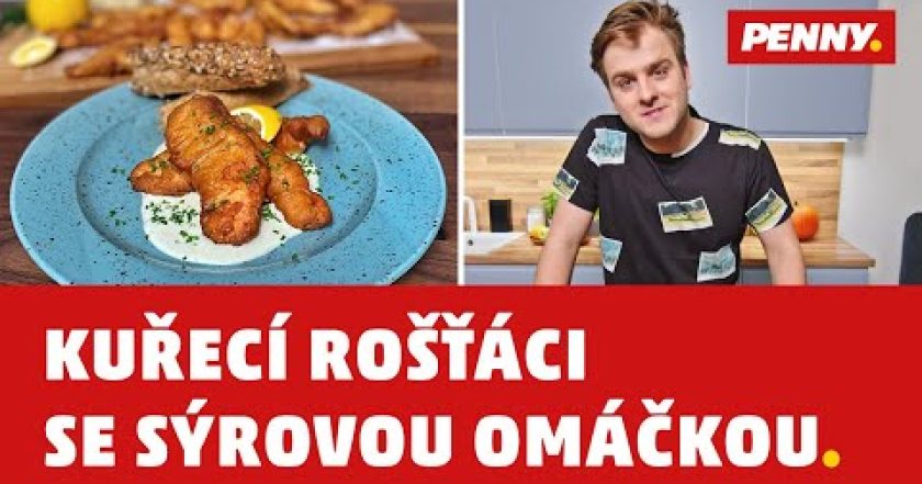 RECEPT – Kuřecí rošťáci se sýrovou omáčkou