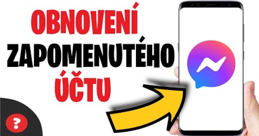 Jak OBNOVIT ÚČET na MESSENGER | Návod | Telefon / Messenger