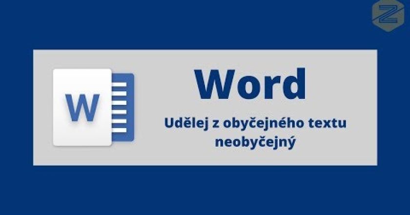 6. Word 2020 od základů po profesionála – Jak se pohybovat ve Wordu