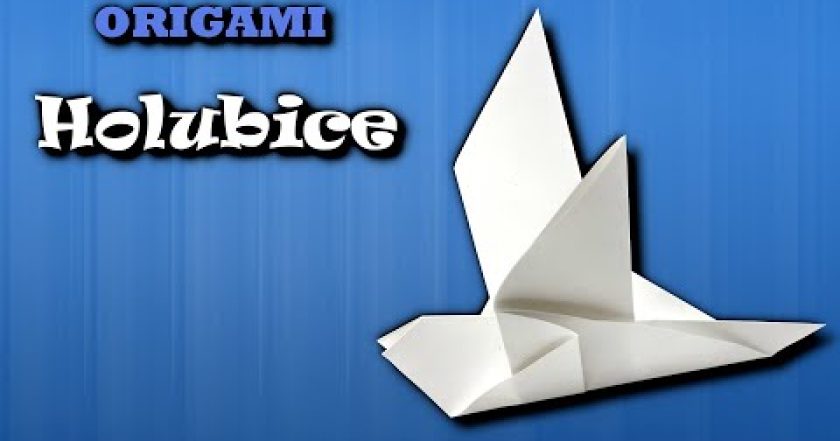 Origami holubice – jak složit papírovou holubici