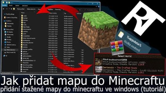 Jak stáhnout mapu do Minecraftu – Jak nainstalovat mapy do MC – stažení mapy do minecraft (tutoriál)