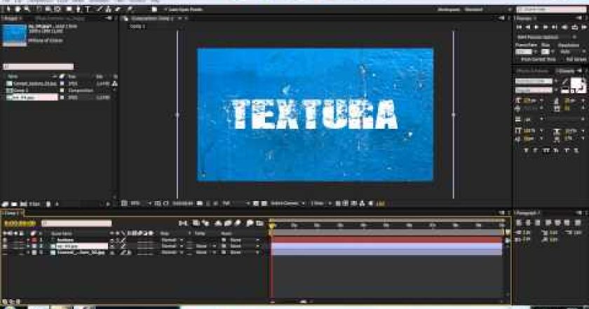 CZTUTORIÁL – After Effects 008 – Použití textur