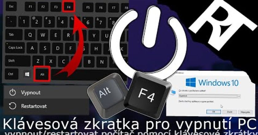 Jak vypnout počítač pomocí klávesnice – Jak vypnout PC pomocí klávesové zkratky – Windows 10