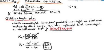 Základy chemie 13 – Základy chemické rovnováhy