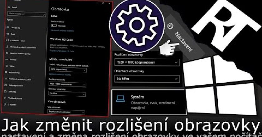 Jak změnit/nastavit rozlišení obrazovky ve Windows 10 (tutoriál)