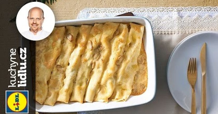 Králičí cannelloni se špenátem a pórkem – Roman Paulus – RECEPTY KUCHYNE LIDLU