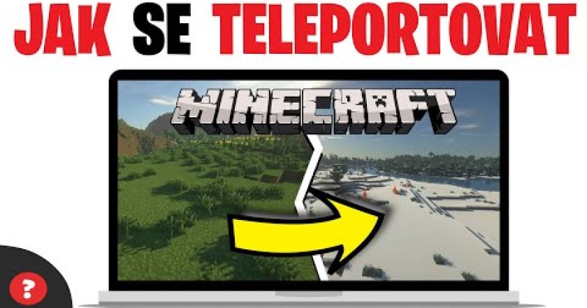 Jak se TELEPORTOVAT v MINECRAFTU | Návod | Minecraft / Počítač