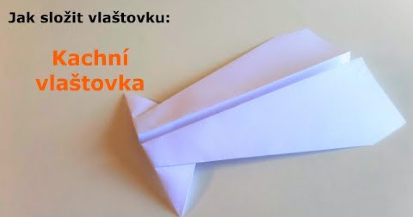 Kachní vlaštovka – Jak složit vlaštovku z papíru – ORIGAMI