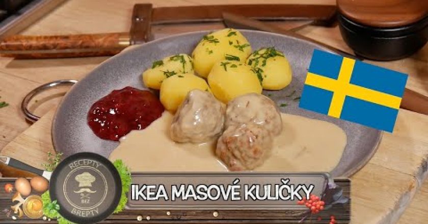 IKEA MASOVÉ KULIČKY S BRUSINKOVOU OMÁČKOU! UDĚLEJTE SI JE DOMA SAMI! ❤️