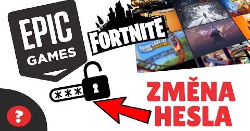 Jak ZMĚNIT HESLO v EPIC GAMES / FORTNITE | Návod |  EPIC GAMES / PC