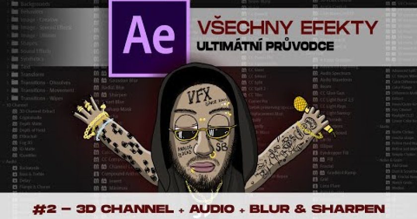 Efekty v AFTER EFFECTS #2 – 3D Channel | Audio | Blur & Sharpen