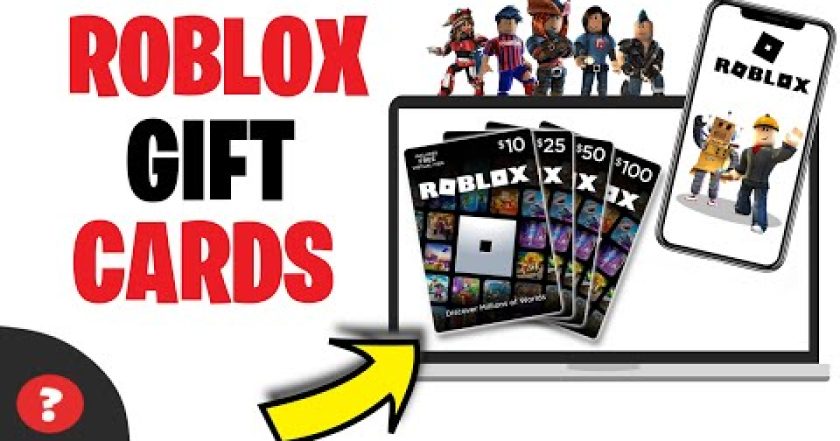 Jak POUŽÍT DÁRKOVOU KARTU v ROBLOXU | Návod | ROBLOX – Gift Card / Telefon / Počítač