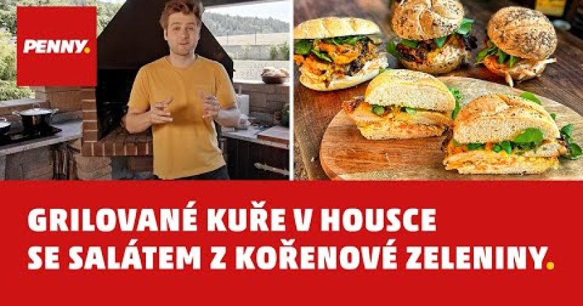 RECEPT – Grilované kuře v housce se salátem z kořenové zeleniny.