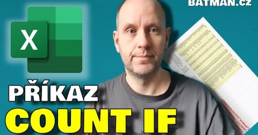 Excel – příkaz COUNTIF