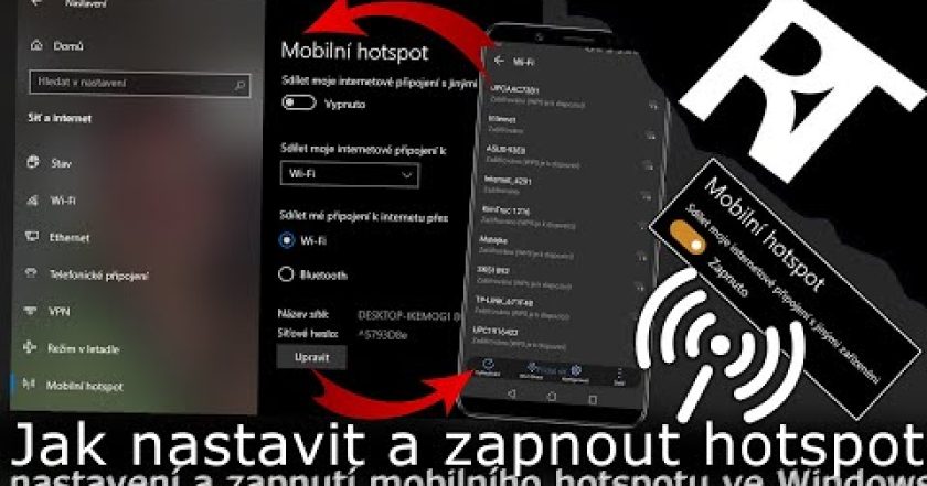 Jak nastavit a zapnout WI-FI hotspot ve Windows 10 (tutoriál)