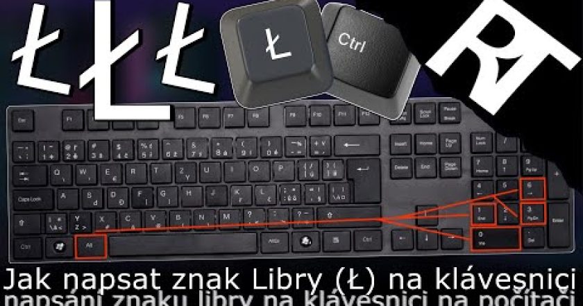 Jak napsat znak Libry £ na klávesnici – Libra znak – klávesová zkratka