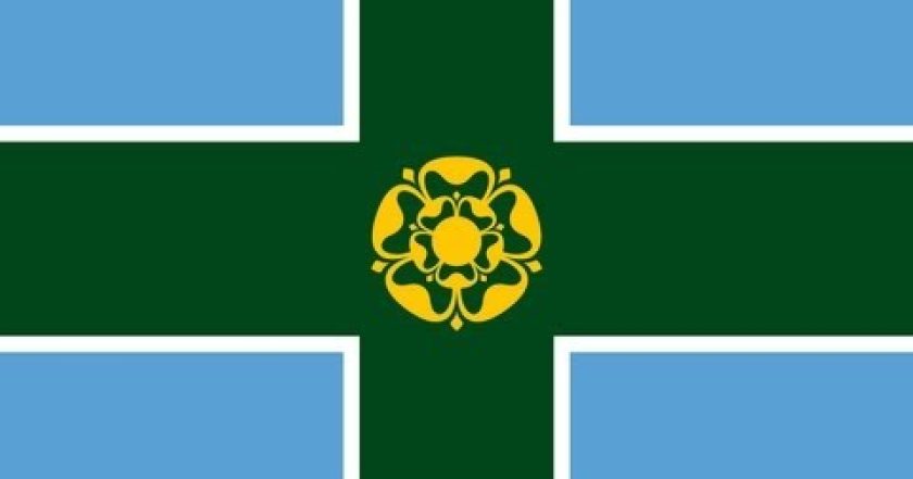 Exercise for Corel Draw – Derbyshire Flag