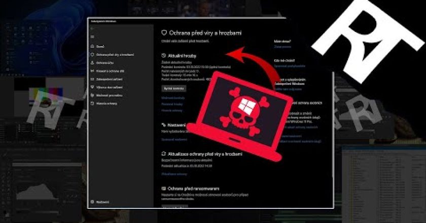 Jak odstranit vir/malware z počítače – Windows – Jak odebrat viry z PC – Microsoft Defender (návod)