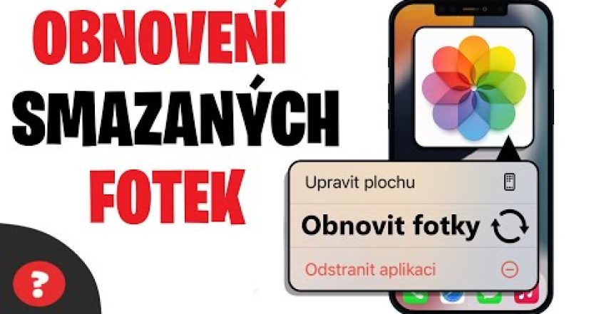 Jak OBNOVIT SMAZANÉ FOTKY v iPhonu | Návod | Obnovení smazaných fotek  / Telefon