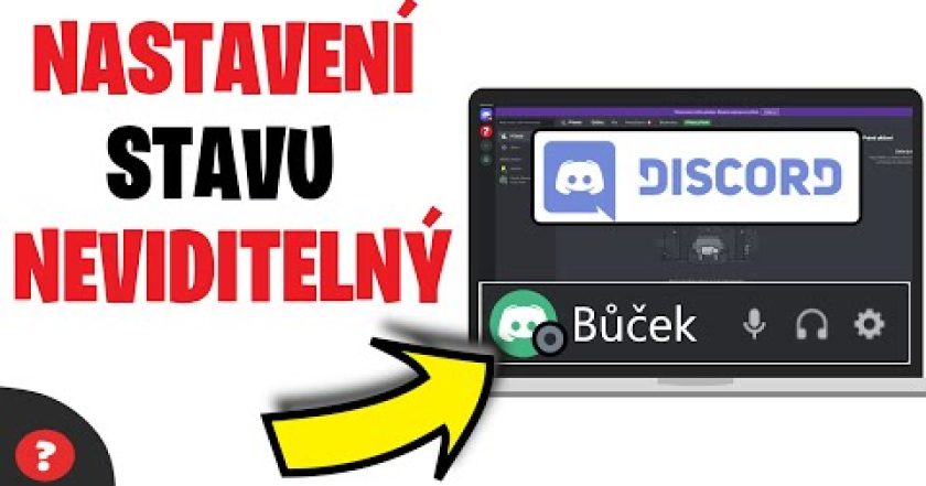 Jak se NASTAVIT NEVIDITELNÝ na DISCORDU | Návod | PC / Discord / Discord offline stav