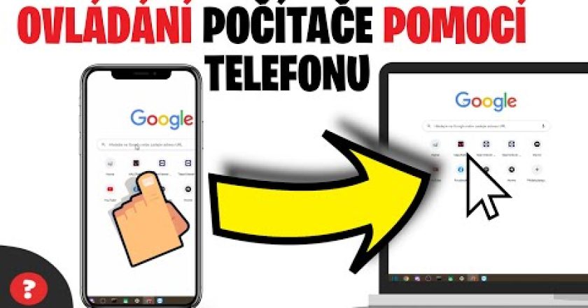 Jak OVLÁDAT POČÍTAČ POMOCÍ TELEFONU | Návod | WIN 10 / Ovládání počítače na dálku