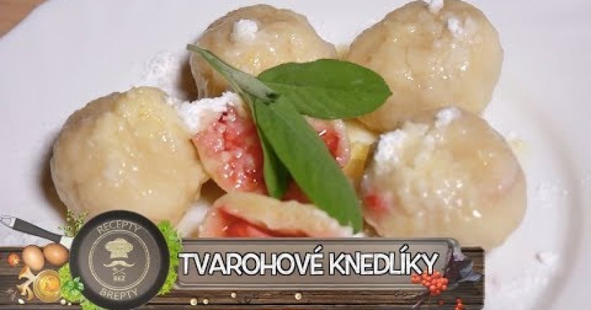 Tvarohové knedlíky – Jahodové pokušení