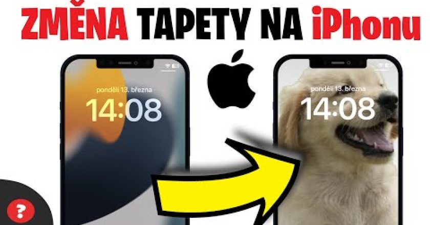 Jak ZMĚNIT TAPETU na iPhonu | Návod | iPhone / Telefon | Nastavení obrázku na pozadí