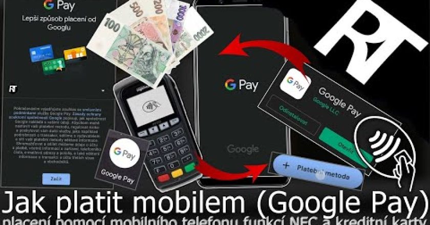 Jak platit mobilem s Google Pay – NFC platby mobilem – Jak přidat kartu na Google Pay (tutoriál)