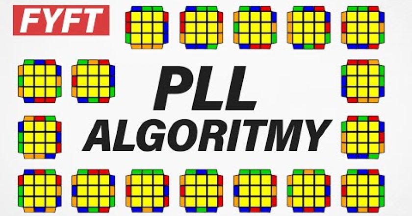 PLL Algoritmy na Rubikovu kostku 3x3x3 [FYFT.cz]