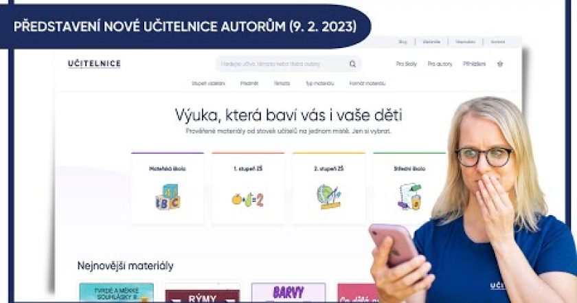 NOVÁ Učitelnice – představení autorům (9. 2. 2023)