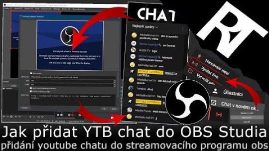 Jak přidat chat do OBS Studia – Youtube chat v OBS Studio – Tutoriál OBS Studio