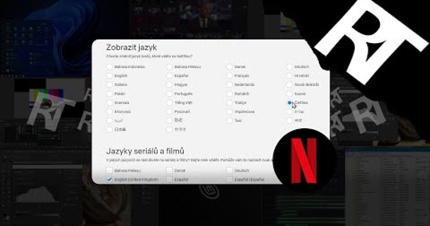 Jak změnit jazyk na  Netflixu – Netflix – Jak přepnout Netflix do češtiny – Netflix v češtině