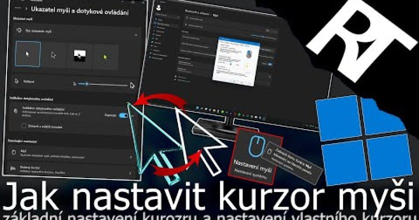 Windows 11 – Jak změnit kurzor myši ve Windows – Jak změnit velikost/barvu kurzoru myši