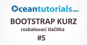 Bootstrap kurz – #05 rozbalovací tlačítka