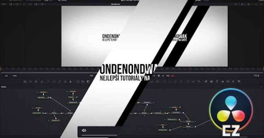 Jak Vytvořit Profesionální Intro | DaVinci Resolve | CZ Tutorial