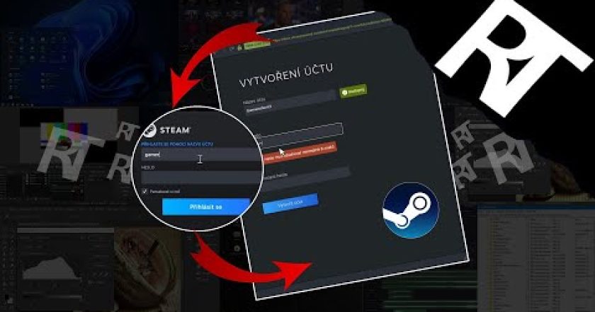 Jak vytvořit účet na Steamu – Jak vytvořit Steam učet  – vytvoření účtu – knihovna Steam (návod)