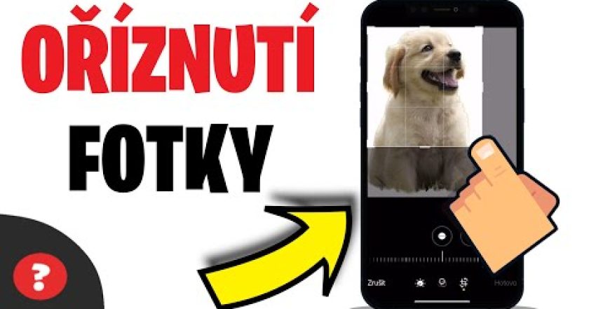 Jak OŘÍZNOUT FOTKU na iPhonu | Návod | iPhone / Telefon | Úprava fotky