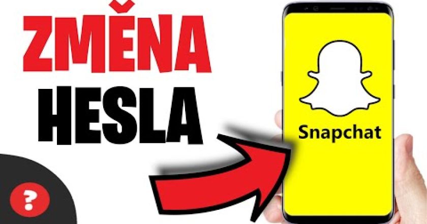 Jak ZMĚNIT HESLO na SNAPCHAT | Návod | Snapchat / MOBIL