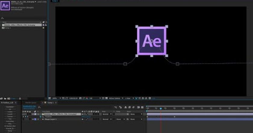 CZTUTORIÁL – After Effects 197 – Animace po křivce, Auto-orient