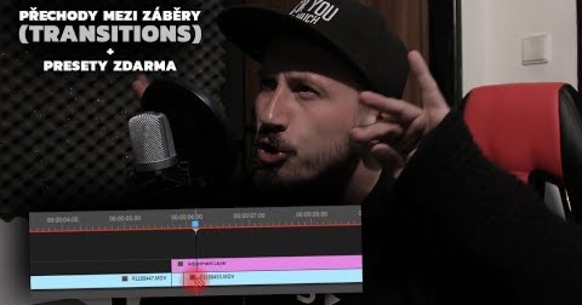 ADOBE PREMIERE | Přechody mezi záběry + Presety zdarma