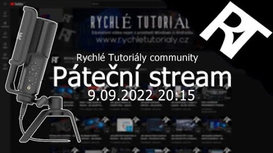 ŽIVĚ: Jdeme na 11 000 odběratelů! PÁTEČNÍ STREAM 9.9. 2022 20:25 ( Rychlé Tutoriály )