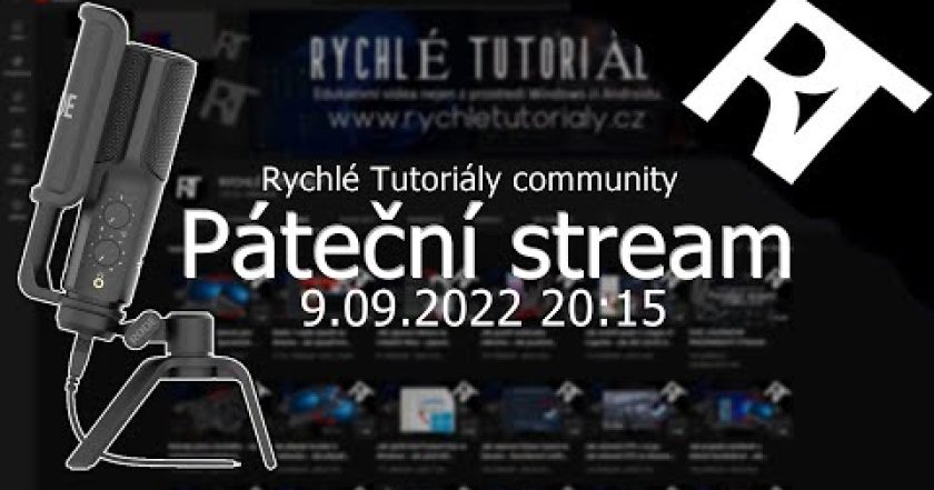 ŽIVĚ: Jdeme na 11 000 odběratelů! PÁTEČNÍ STREAM 9.9. 2022 20:25 ( Rychlé Tutoriály )