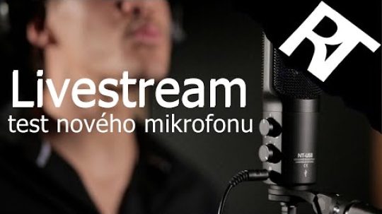 LIVE: Zkouška nového mikrofonu  ( Rychlé Tutoriály community stream )