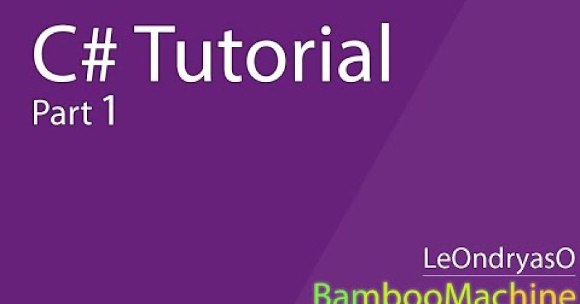 C# Tutorial – Úvod #1