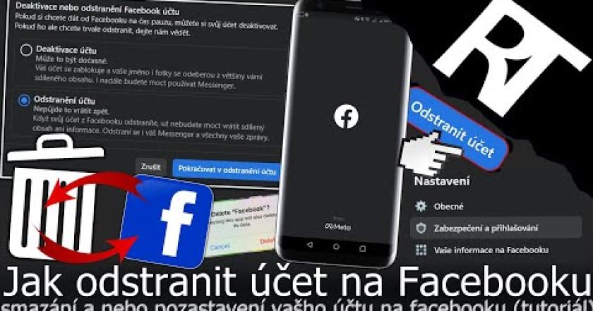 Jak smazat/odstranit Facebook účet (2022) odstranění Facebook účtu (návod)